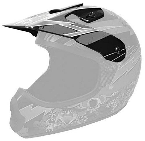 Cyber replacement visor for ux-22 rip helmet grey silver one size