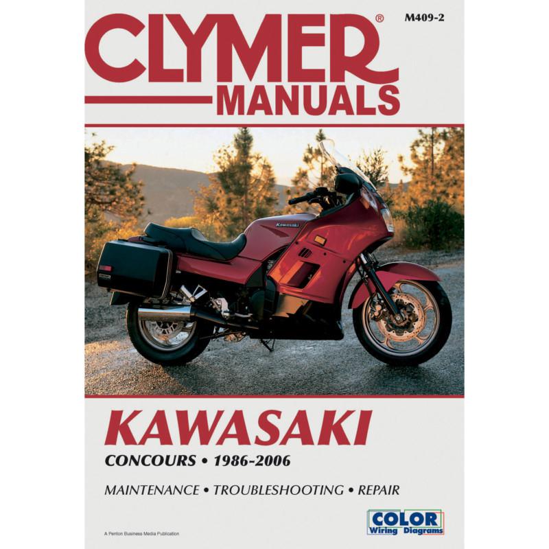 Clymer m409-2 repair service manual kawasaki zg1000 concours 1986-2004