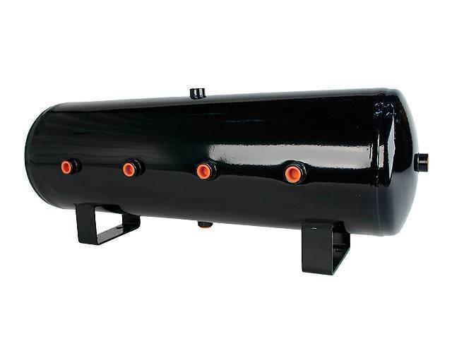  hornblasters ta-808h horn-air black 8.5 gallon 8 port air tank