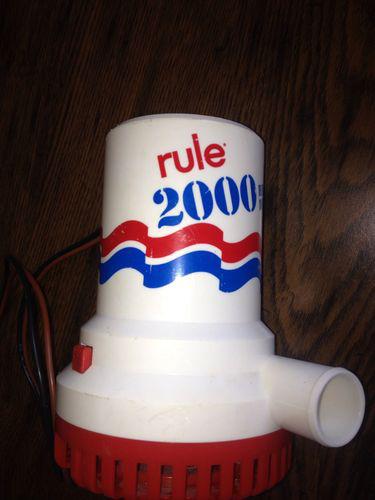Rule 2000 bilge pump