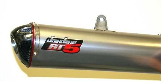Jardine rt-5 slip on exhaust titanium yamaha yzf r1 07-08