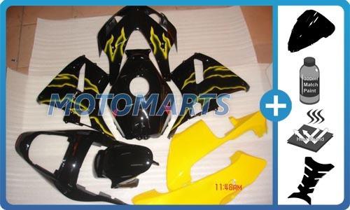 Bundle pack for honda cbr600rr 03 04 injection body kit fairing & windscreen ag