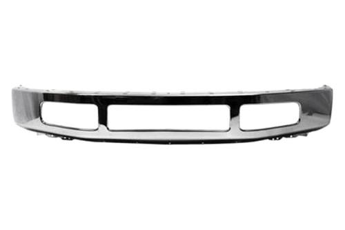 Replace fo1002404 - ford f-450 front bumper face bar w fender flare holes