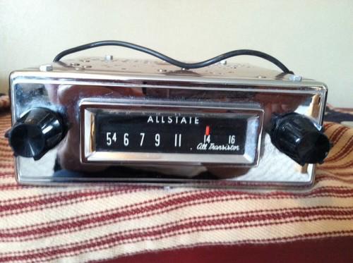 1962 chevy pickup truck all-state transistor radio am speaker  12 volt