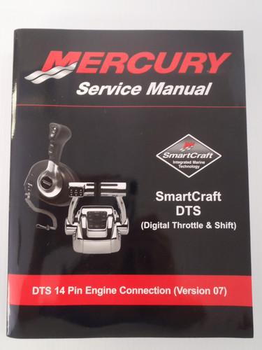 Used mercury marine smartcraft dts 14 pin factory service manual 90-889288