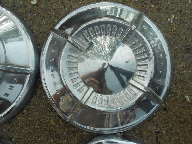 Purchase 1961 1962 CHEVROLET BELAIR IMPALA POVERTY DOG DISH HUBCAPS