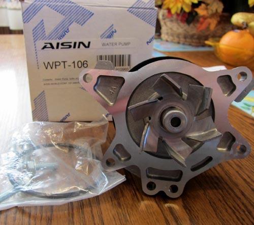Aisin wpt-106 water pump for 2003-2008 toyota corolla & others