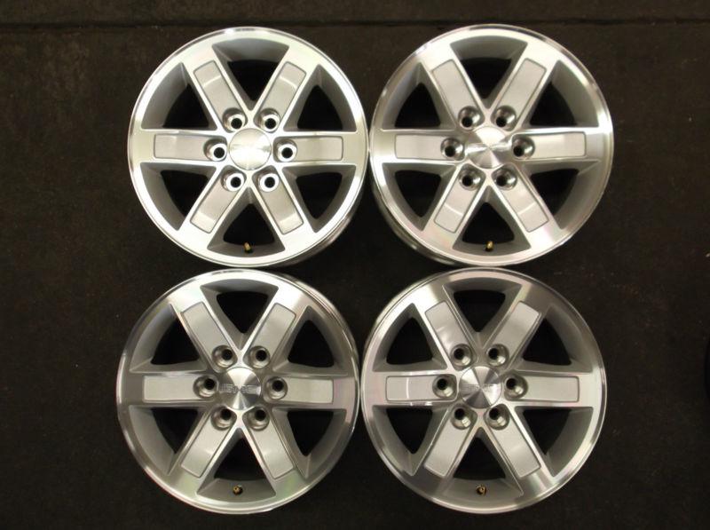 17" gmc sierra 1500 yukon alum alloy wheels rims oe