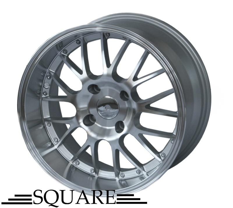 Square wheels g6 model - 17x9 +15 4x114.3 (set of 4)