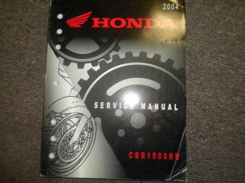 2004 honda cbr1000rr service shop repair factory manual oem 2004 cbr1000rr
