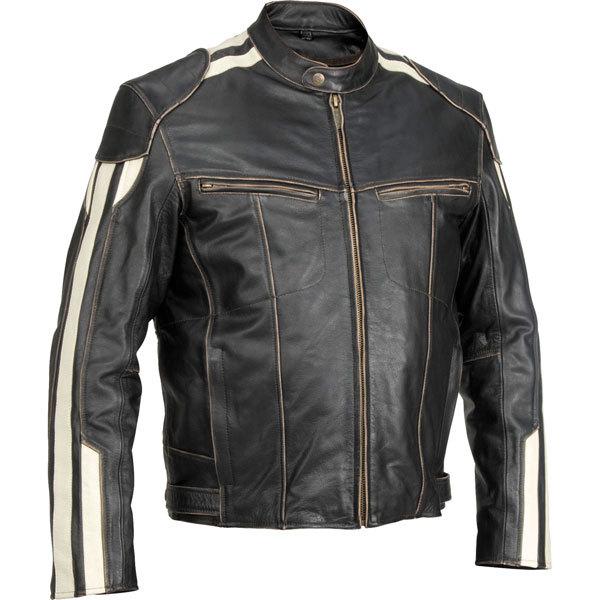 Black 40 river road roadster vintage leather jacket