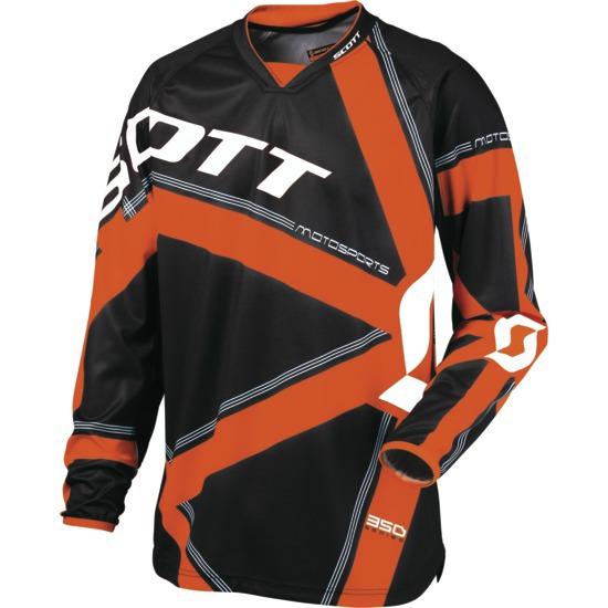 2013 scott 350 grid locke jersey, orange, new! size medium, m