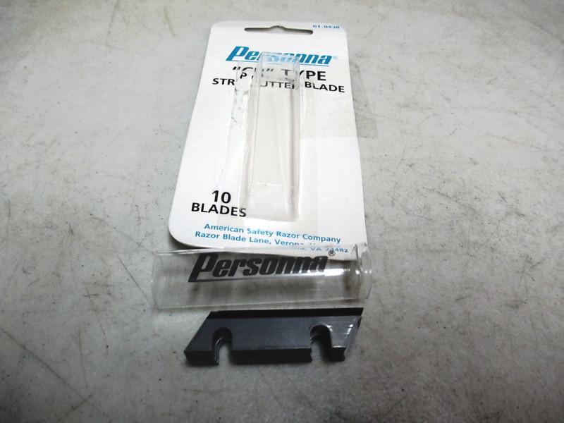 Personna "cr" type strip cutter blade 10 pcs per package #61-0438