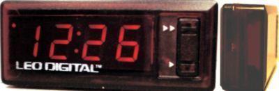 12 volt 12 hour led digital clock, red display, lq1260r