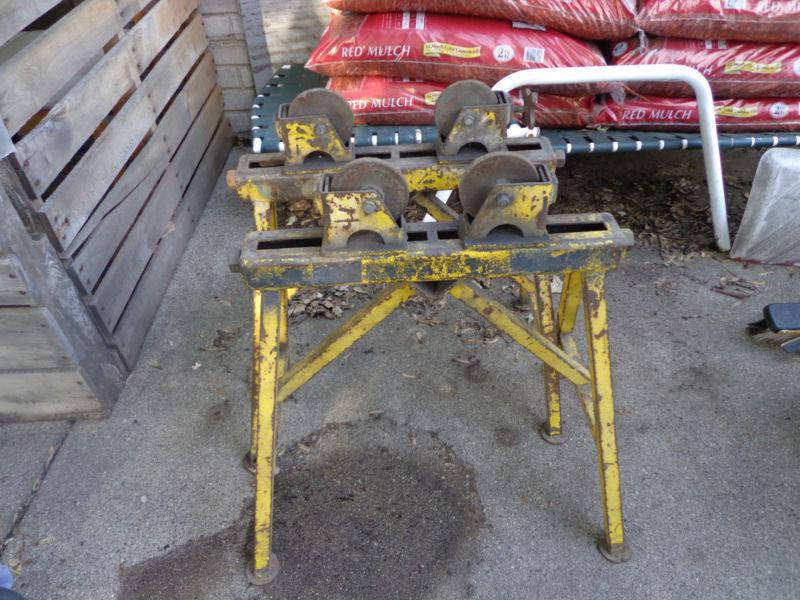 Pipe welding saw horse welding pipe stand horses roll pipe stand