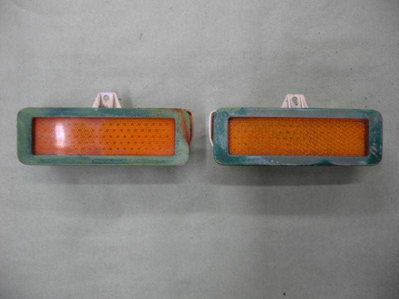 1971 ford mustang front side marker lights 1970 1972 1973 rat rod project car 