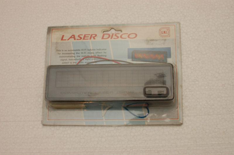 Retro 80's car laser disco music light, gadget, universal, vintage, lighting.