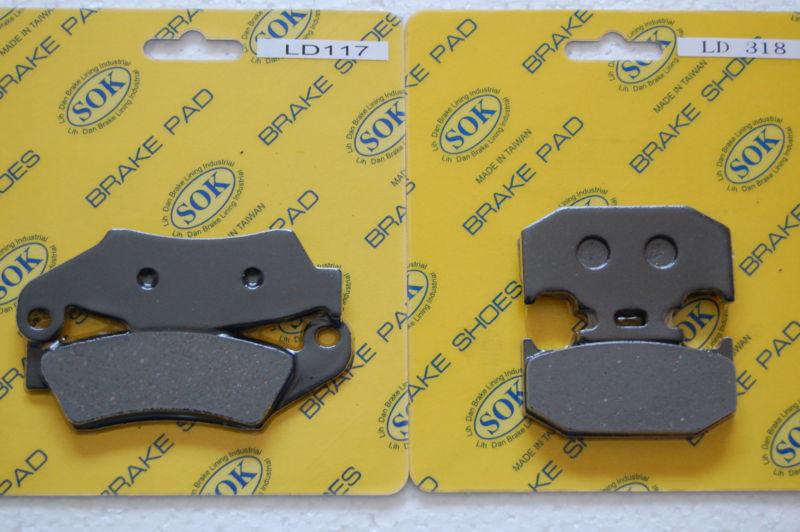 Front&rear brake pads for suzuki dr 250 350 650 dr250 dr350 dr650 dr250r dr250rl