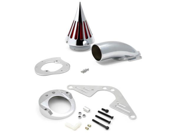 Chrome spike air intake filter for 1999 & up yamaha roadstar 1600 / xv1600a
