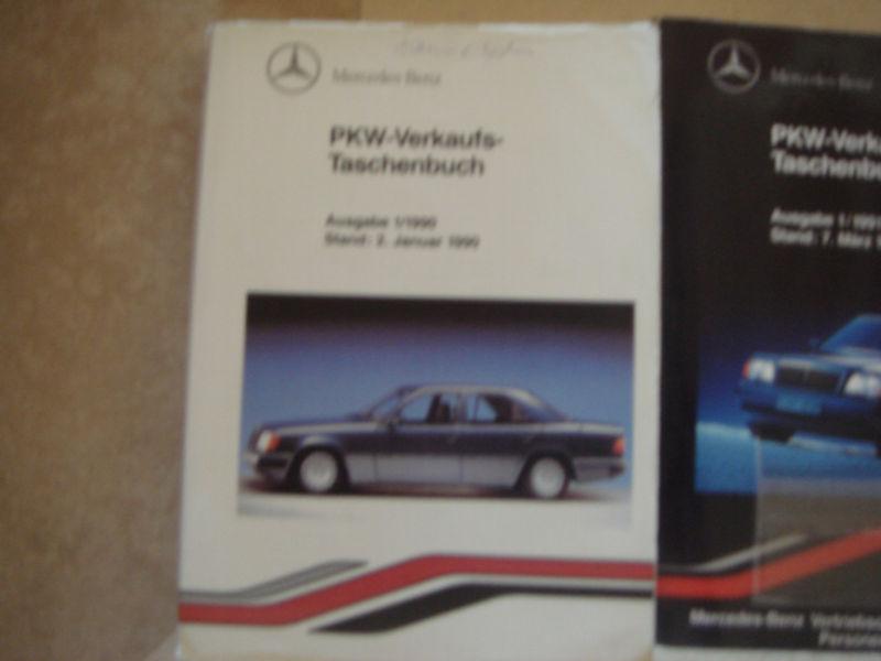 Mercedes-benz dealer 4 technische information books and one becker info 
