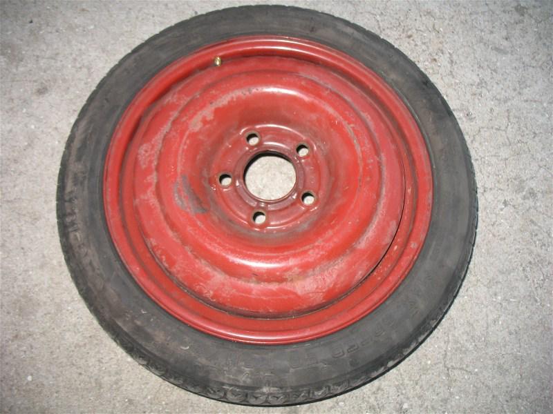 2000 saab 9-3 trunk spare wheel rim 115/70/15 tire 99 00 01 02