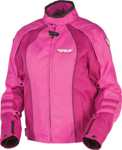 Fly racing georgia ii ladies motorcycle jacket pink small 477-7029-1
