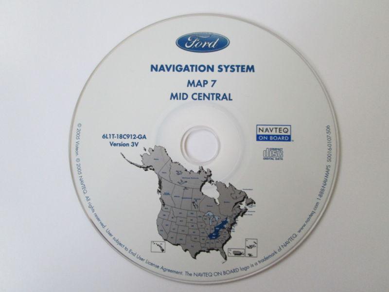 2003 2004 2005 ford expedition navigation cd dvd map 7 mid central 3v fast ship