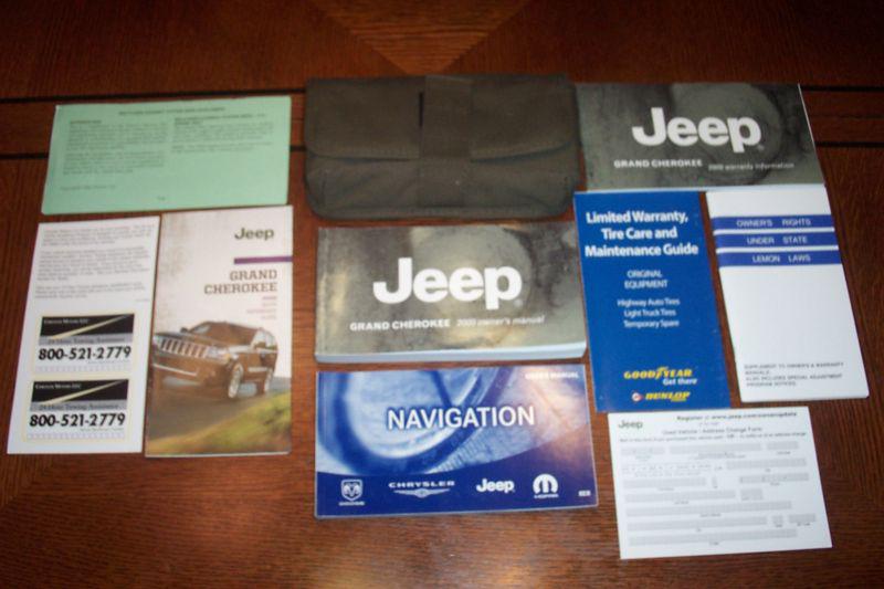 2009 jeep grand cherokee owners manual 4x4 2x4 w/ case navigation hemi 5.7 mds