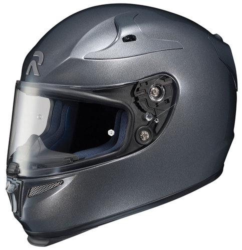 New hjc rpha-10 full-face adult helmet, metallic anthracite gray, xl