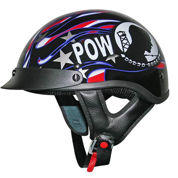 Pow-mia dot motorcycle helmet army marine corps navy usmc usaf biker veteran vet