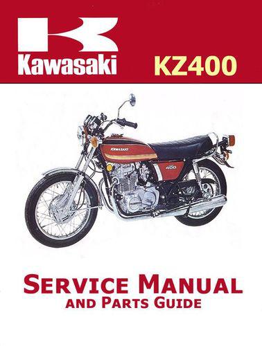 Kawasaki 1974-78 kz400 service manual ahrma vjmc kz-400 kz 400 