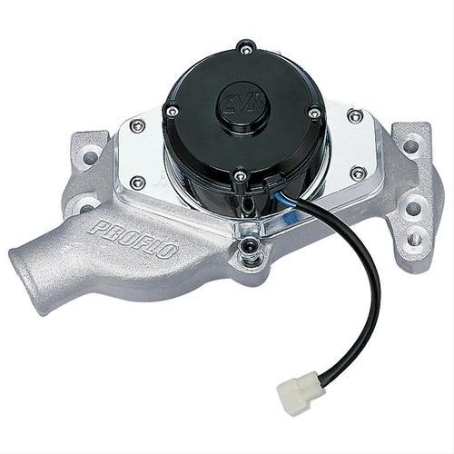 Summit racing water pump electric 37 gpm aluminum natural chevy small block each