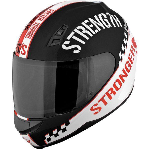 White m speed and strength ss1500 seven sins full face helmet
