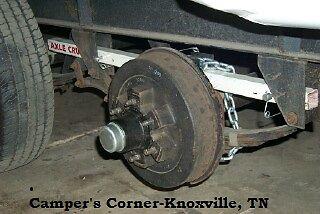 Broken spring broken hub roadside emergency axle repair kit for trailers