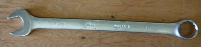 1 1/4 in open end, box end wrench pm popular mechanics