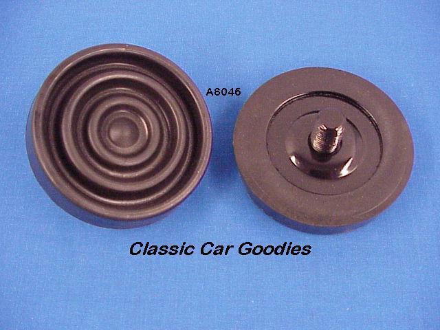 1941-1948 ford clutch & brake pedal pads (2) 1942 1946 1947