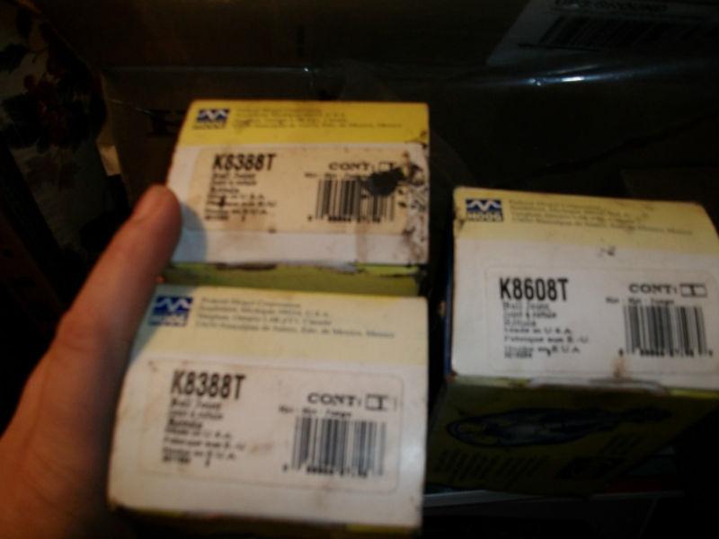 2 moog k8388t suspension ball joints and 1 moog k8608t ball joint
