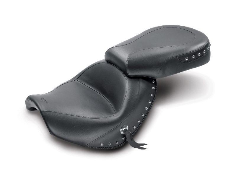 Mustang 2-piece wide touring studded seat for 2008-2010 suzuki boulevard c109r