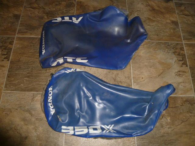 2 blue honda atc 350x atc350x 350 x 200 200x atc200x 83-85 used seat covers fair