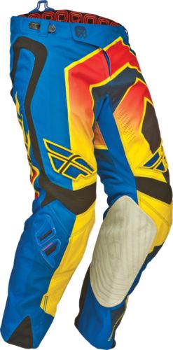 Fly racing evolution vertigo pants blue/yellow/black 32 367-23132