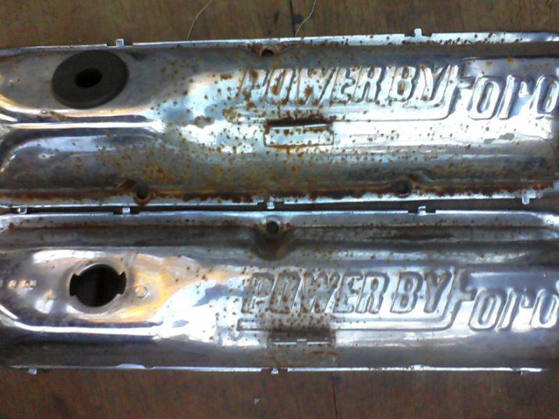 Ford fe chrome valve covers