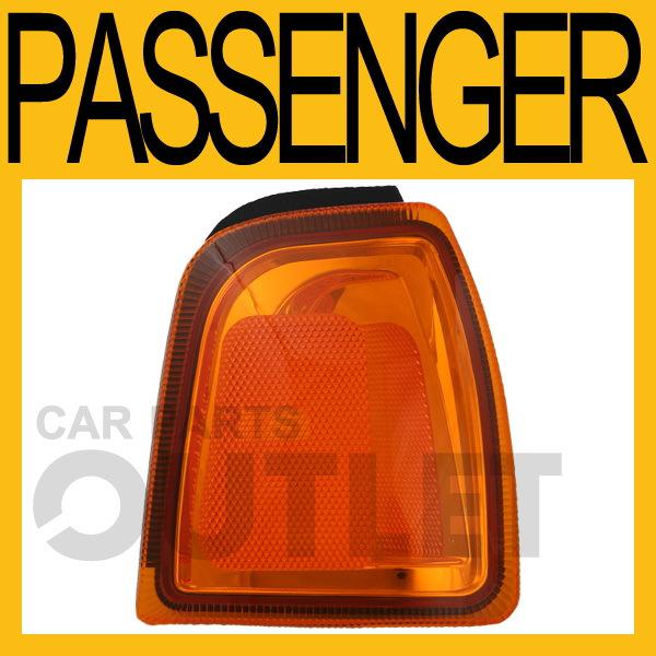 01-05 ford ranger signal lamp fo2521168 right lens housing amber corner light rh