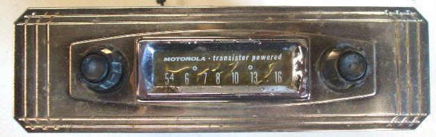 Motorola aftermarket am 6 volt radio from the mid 60's