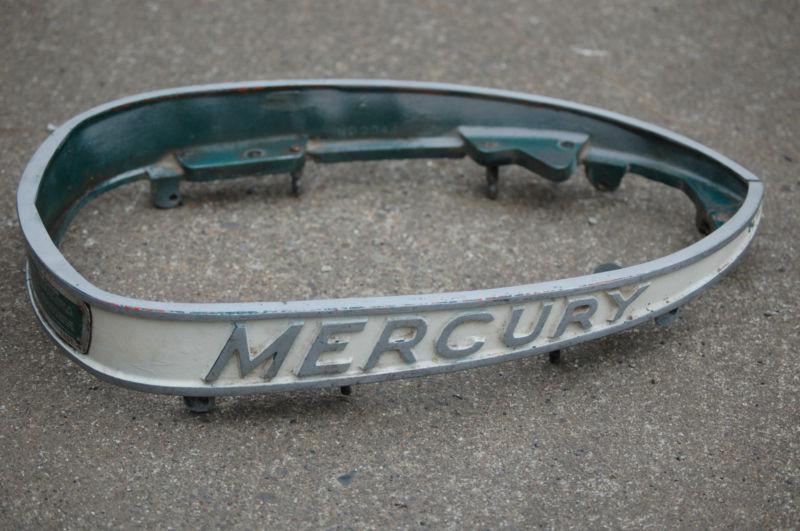 Mercury kiekhaefer mark 7 outboard nameplate / fueltank mount