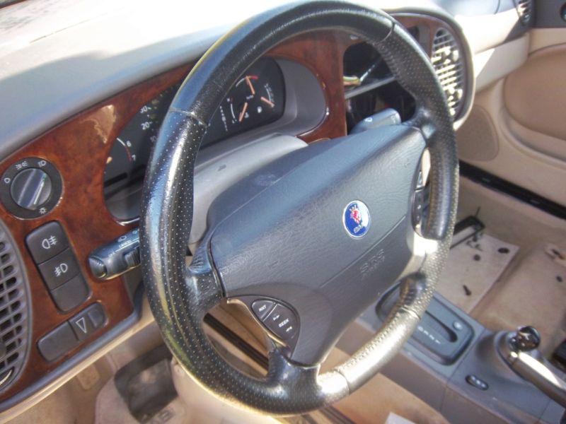 Saab 9-3 9-5 oem sport steering wheel leather se aero viggen 99 00 01 02 03 04 