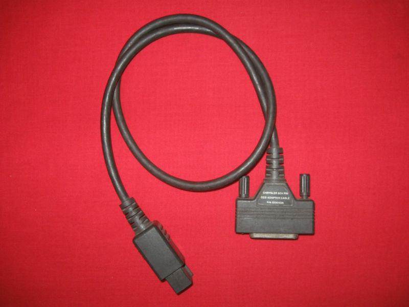 Vetronix mastertech chrysler 6/24 pin ccd adapter cable pn 02001830