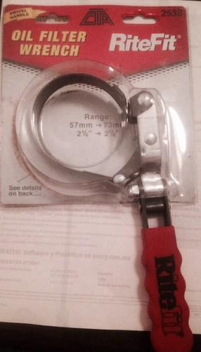 Rite fit oil filter wrench swivels 180* 