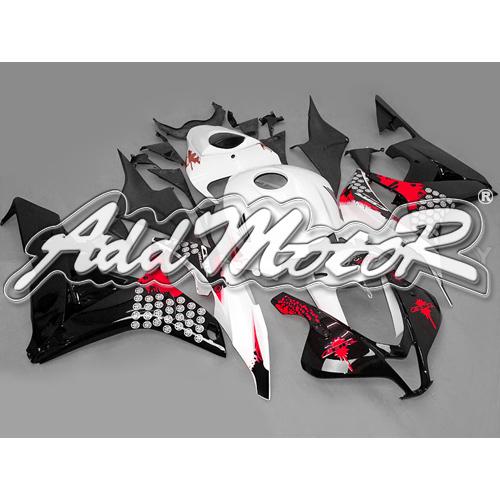 Injection molded fit 2007 2008 cbr600rr 07 08 red white black fairing 67n43