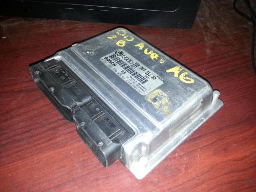 Audi audi a4 engine brain box electronic control module; 2.8l, engine id atq,