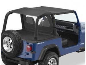 Bestop safari bikini top & windshield retaining channel for 92-95 jeep wrangler
